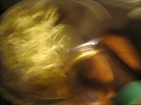 Serving Lucy 'Easy Cheese/Apple rolls'.