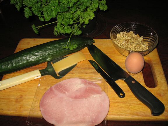 Cookin' Ceasar Salad for my hamster Lucy.