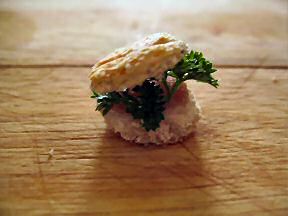 Micro-Hamburger for your hamster.