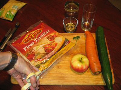 Cookin' micro Veggie Pizza.