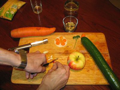 Cookin' micro Veggie Pizza.