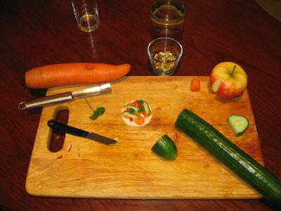 Cookin' micro Veggie Pizza.