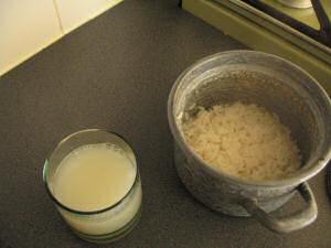 Cookin' r-Ice Tea for my hamster Lucy.