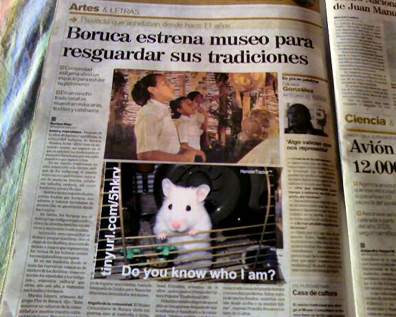 Lucy promotion by Dup in Costa Rica