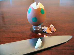 Picture of an egg Lucy got for Easter.