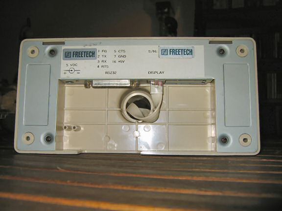 Picture of the underside of POS-display