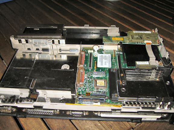 The computer from which I hope to get this battery out.