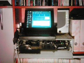 Picture of the HamsterTracker(tm) system, running stable...