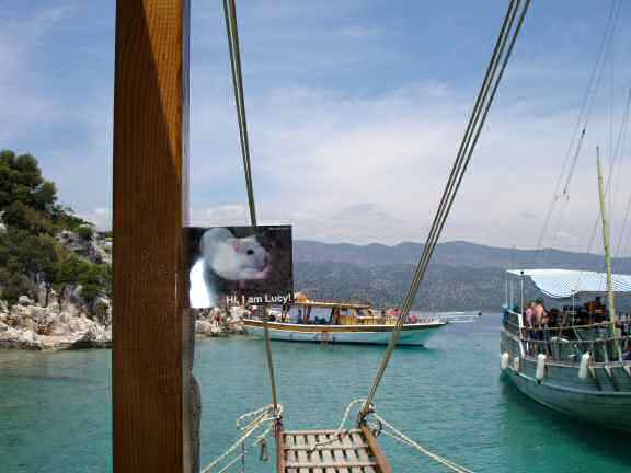 Lucy promotion in Kas - Turkey