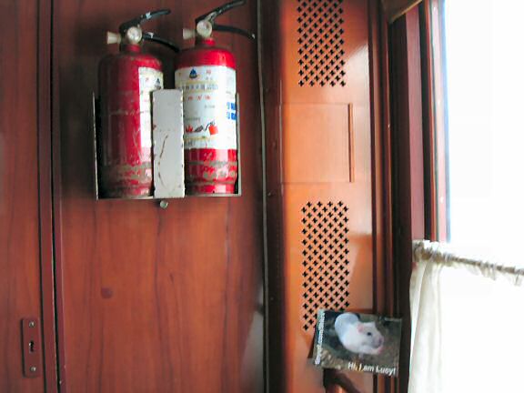 Lucy promotion on the Trans Syberia Express