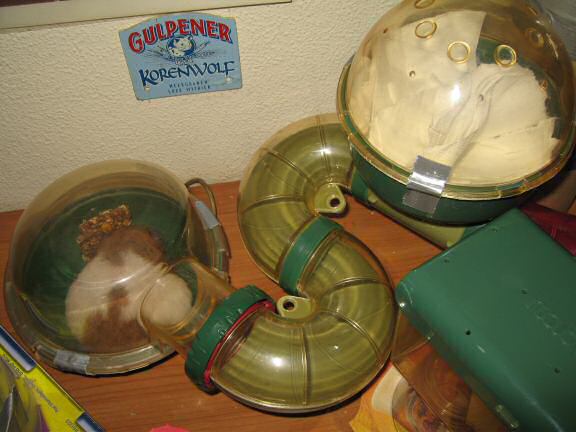 Cleaning my hamster Lucy's bedroom; Lucy's part.