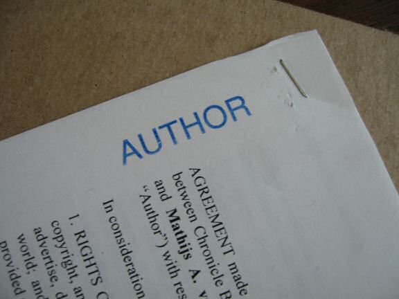 Mathijs = PUBLISHED AUTHOR !!!