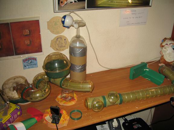 Maintenance by the HamsterTracker™-Cage Clean Dept.