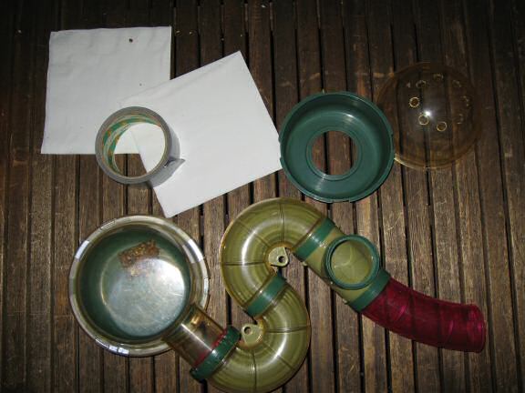 Cleaning my hamster Lucy's bedroom.