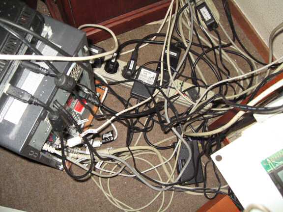 Tidy-ing the HamsterTracker(tm)-wire-ing.