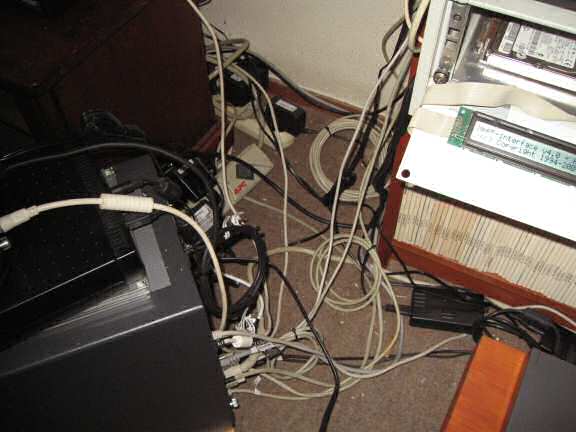 Tidy-ing the HamsterTracker(tm)-wire-ing.