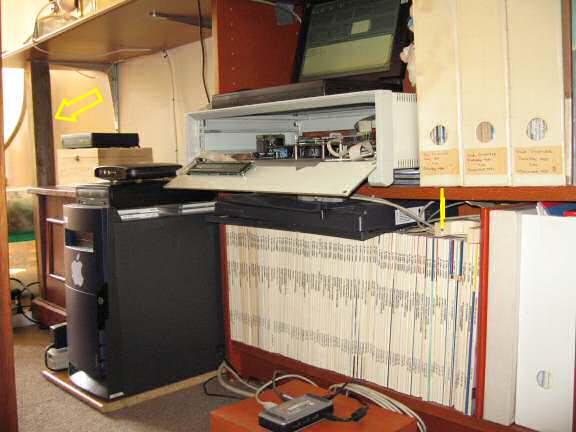 Tidy-ing the HamsterTracker(tm)-wire-ing.