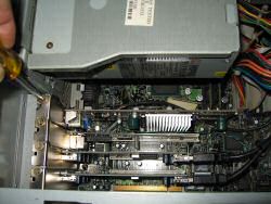 Computer crash: Removing the graphics card.