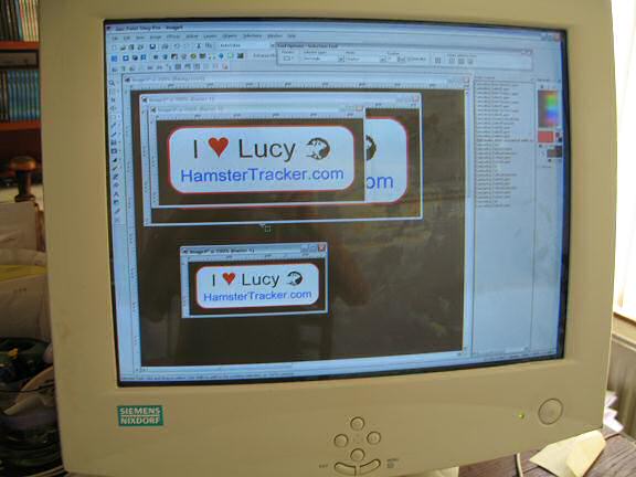 Designing a HamsterTracker Logo.