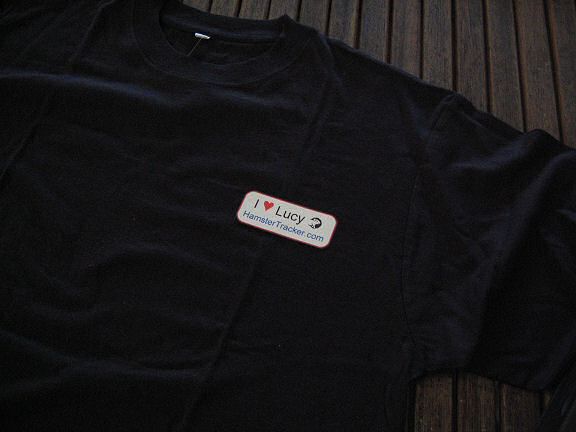 Test-fitting the just printed and cut-out HamsterTracker Logo.