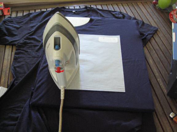 Waiting for the iron to warm up.