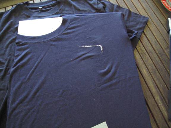 Waiting for the iron to warm up.