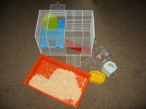 My hamster Lucy's new home.