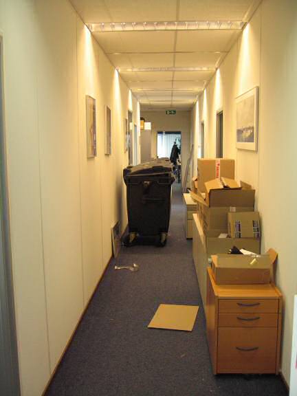 The office I work every day is moving!.