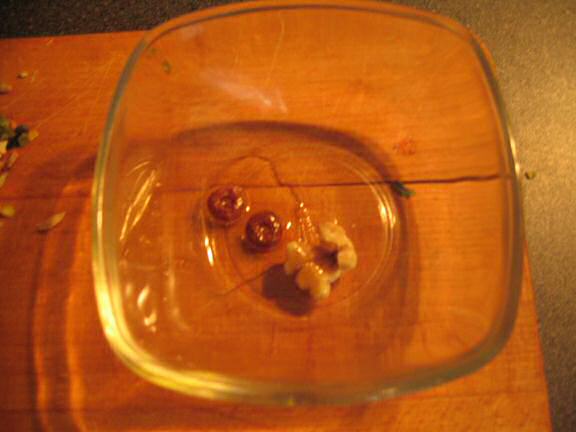 Cookin' an Olive-Oiled treat for my hamster Lucy.