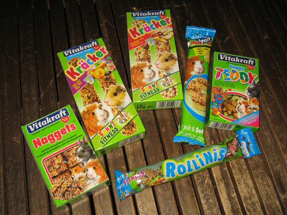 Shopping for my hamster Lucy.