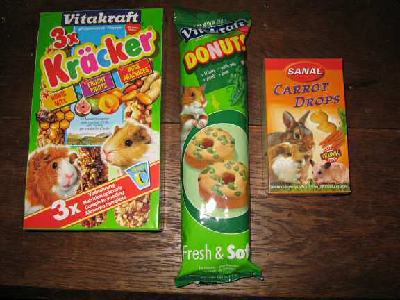 The stuff I bought at the petshop for my hamster Lucy!