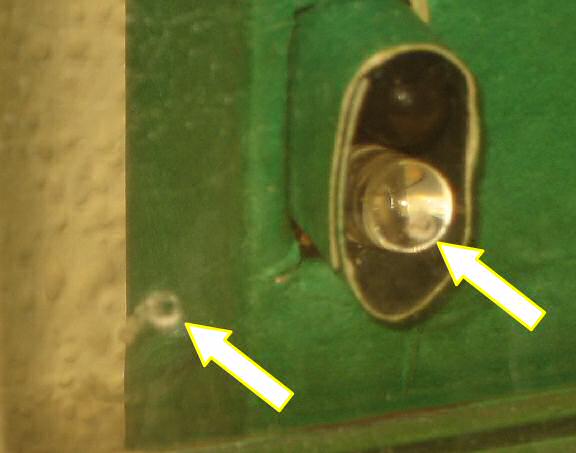 Extreme closeup of the dust collected on the treadmill sensor.