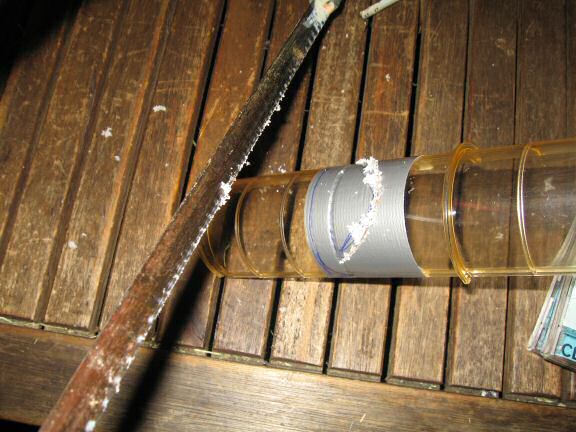 Building a stairway for my hamster Lucy.