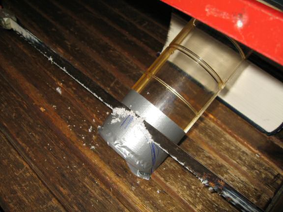 Building a stairway for my hamster Lucy.