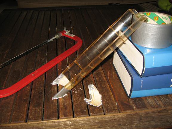 Building a stairway for my hamster Lucy.