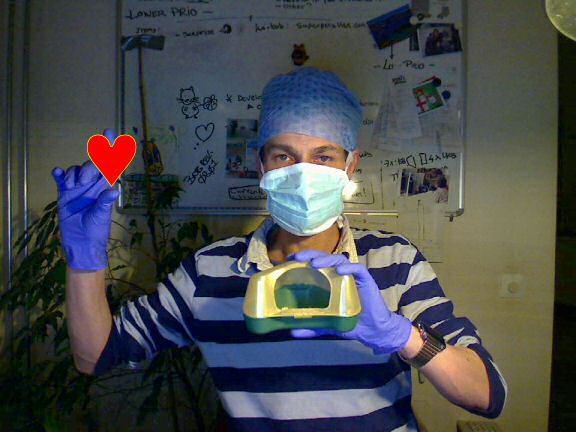 Mathijs on Valentines day at HamsterTracker.com.