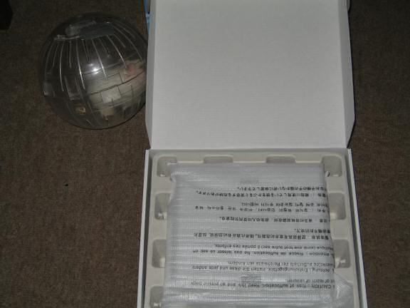 Unpacking the Wacom Graphic tablet.