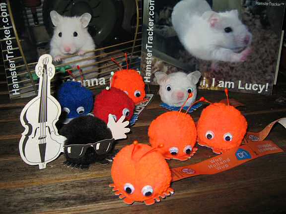 Picture of a Wuppie modded to look like my hamster Lucy.