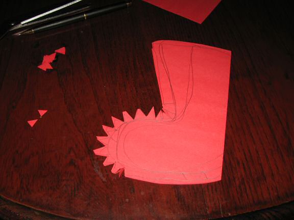 Making a Homemade Xmas-Stocking for my hamster Lucy's.