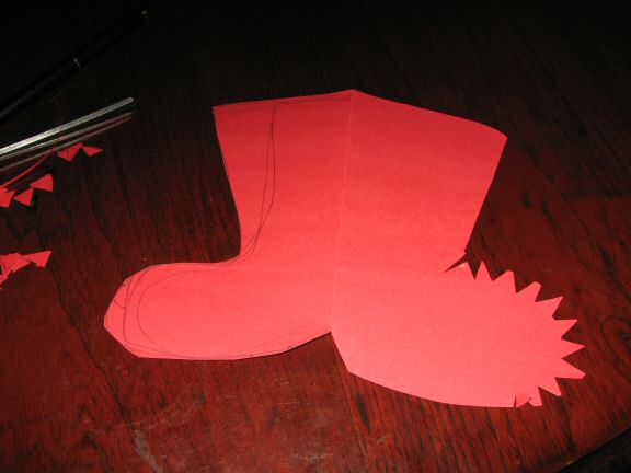 Making a Homemade Xmas-Stocking for my hamster Lucy's.