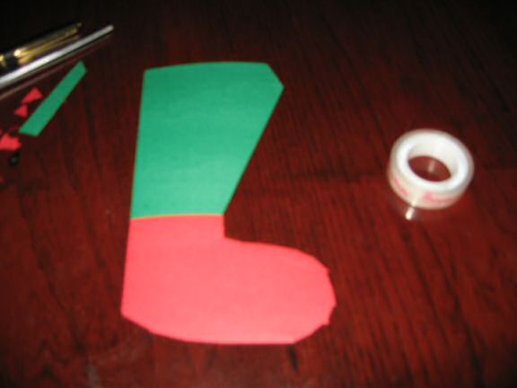 Making a Homemade Xmas-Stocking for my hamster Lucy's.