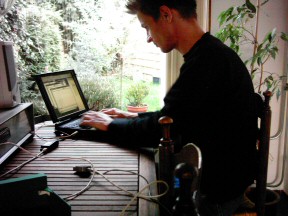 HamsterTracker(tm) being debugged by myself.