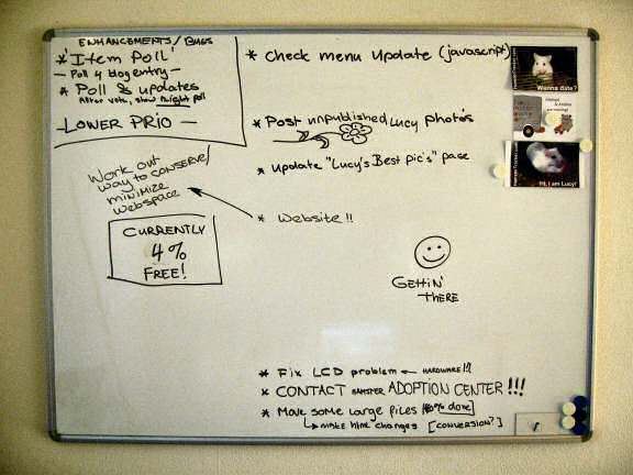 The HamsterTracker(tm)-To Do list!