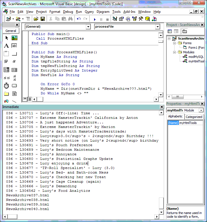 Geekin' Website Improvement Developments....