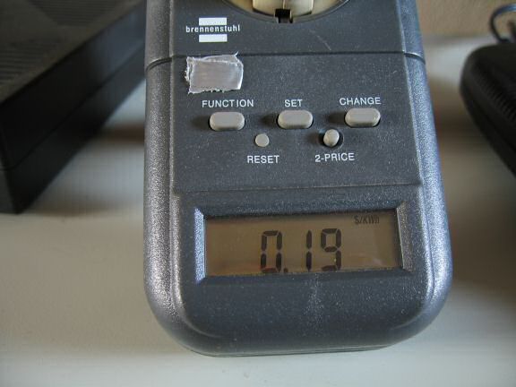 Geekin'bout HamsterTracker™ Power Consumption.