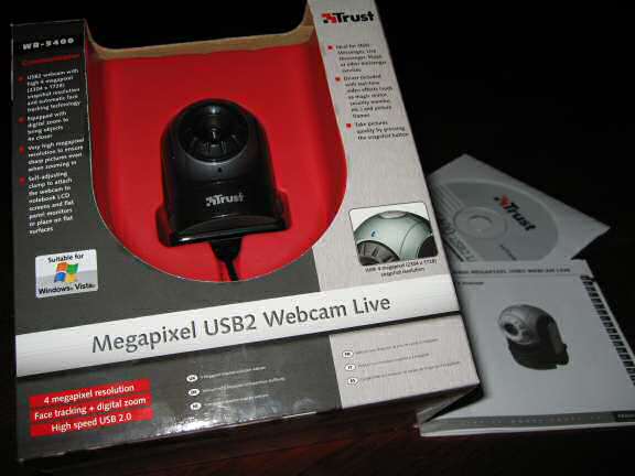 A picture of the new webcam HamsterTracker obtained.