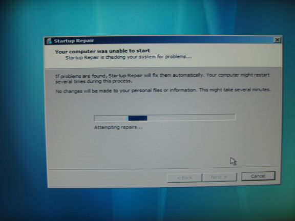 Upgrading the HamsterTracker-Server with Windows Vista Ultimate.