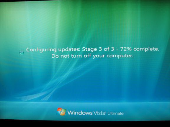 Upgrading the HamsterTracker-Server with Windows Vista Ultimate.