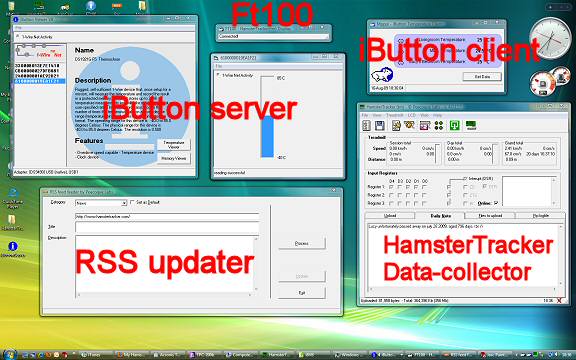 Upgrading the HamsterTracker-Server with Windows Vista Ultimate.