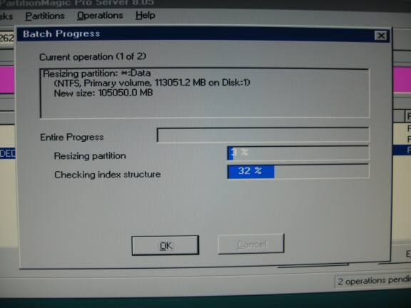 Upgrading the HamsterTracker-Server with Windows Vista Ultimate.